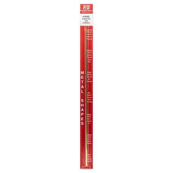K & S Precision Metals 8165 5/32x12 SB Rod, Brass