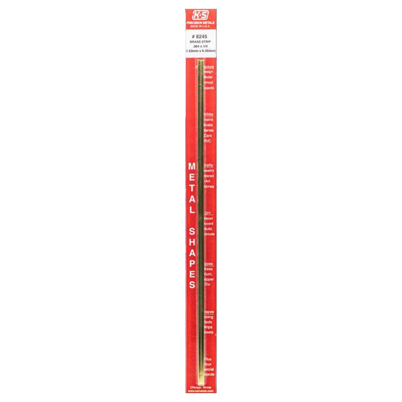 BRASS STRIP 12X.064X1/4"