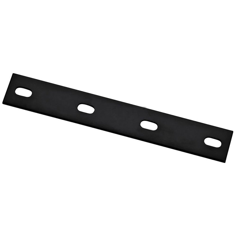 Hampton Products International 5024755 1.5 x 10 in. Steel Mending Plate44; Black - Pack of 1010