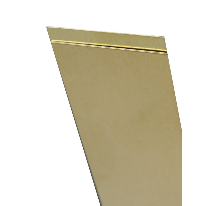 K&S Sheet 4"W X 10" L 0.015 " T Brass