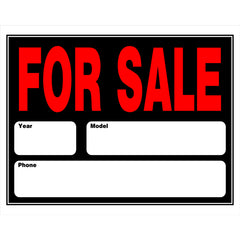 Hillman 842172 Sale Signs Black