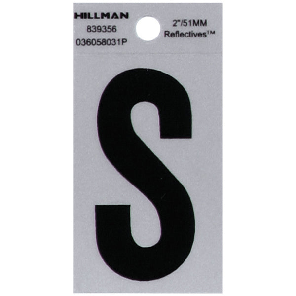 The Hillman Group 2'' Blk/Slv S Adhv 6PC6 839356