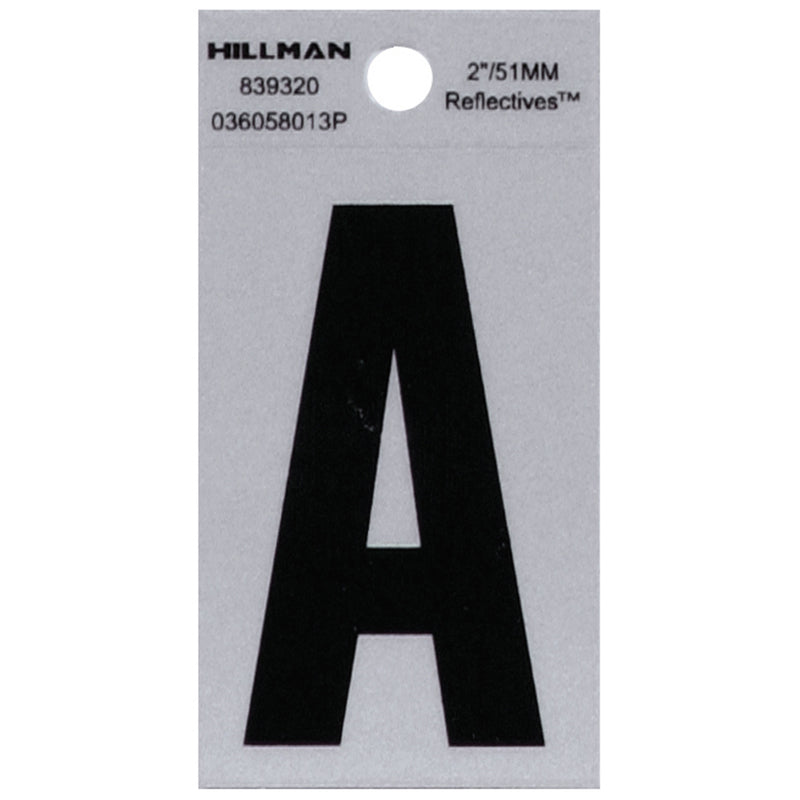 Hillman The Group 2 in. Vinyl Reflective Letter A