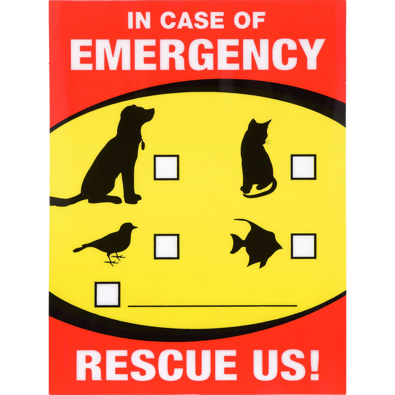 Emergency Pet Rescue Sign 6x4
