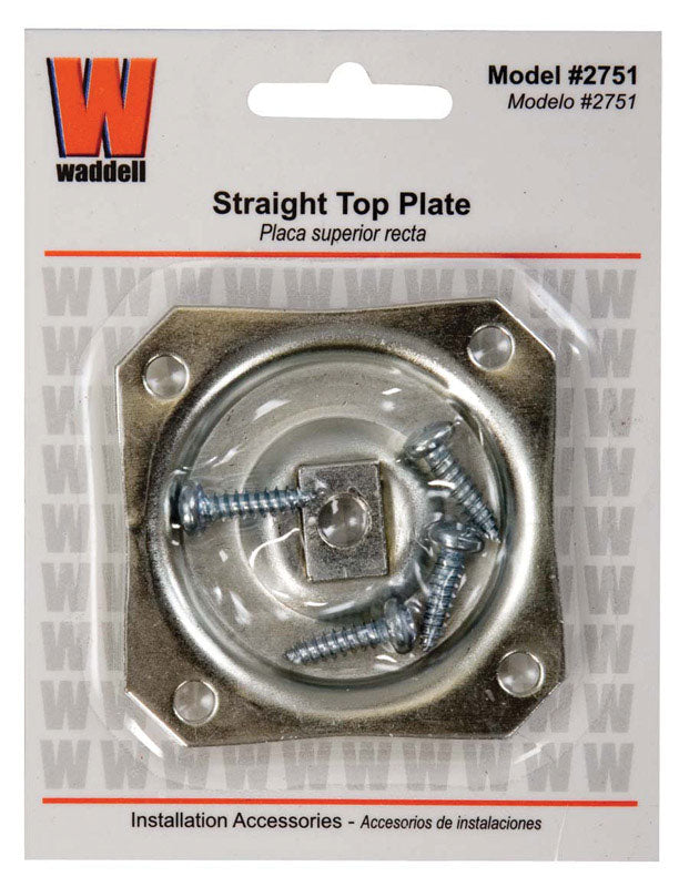Waddell Straight Top Hardware Plate,