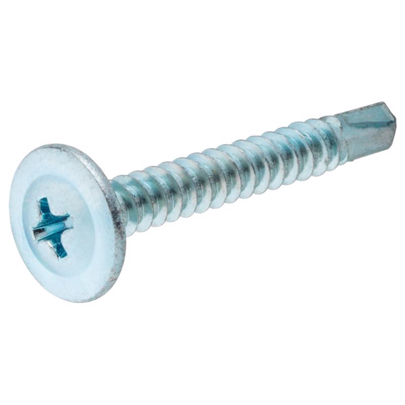 Hillman Self Drilling Sheet Metal Screws No. 8 X 3/4'' Standard Grade Phillips 100 / Box