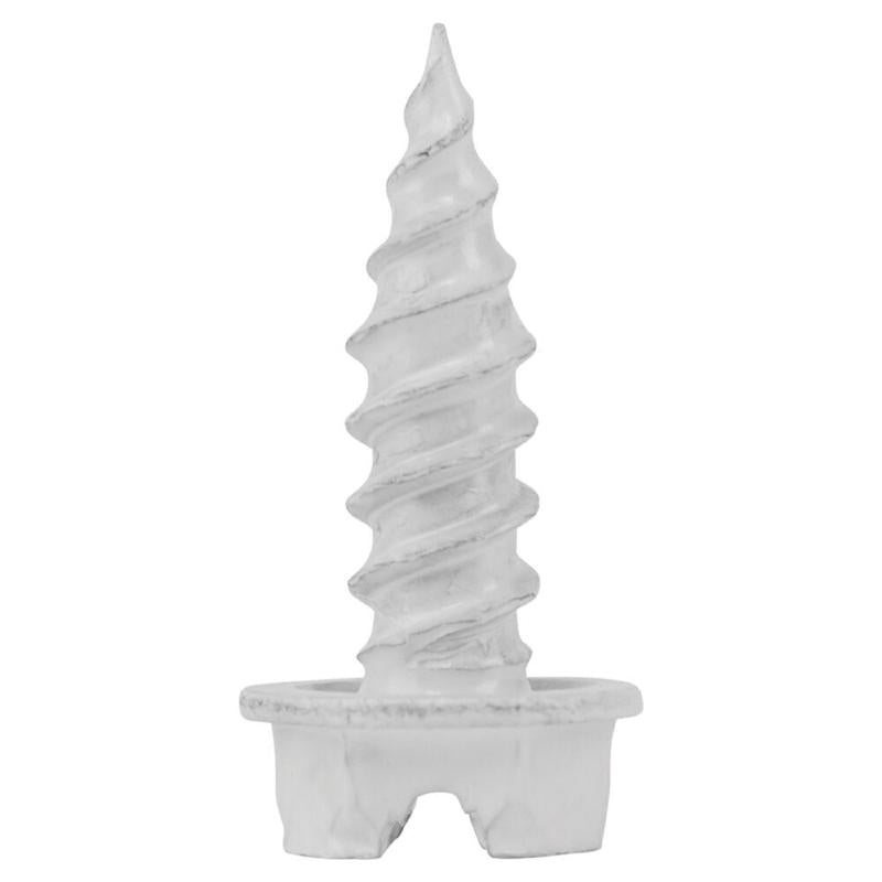Grip-Rite 5035834 No. 8 x 0.5 in. Slotted Hex Head Gutter Screws White - Pack of 100