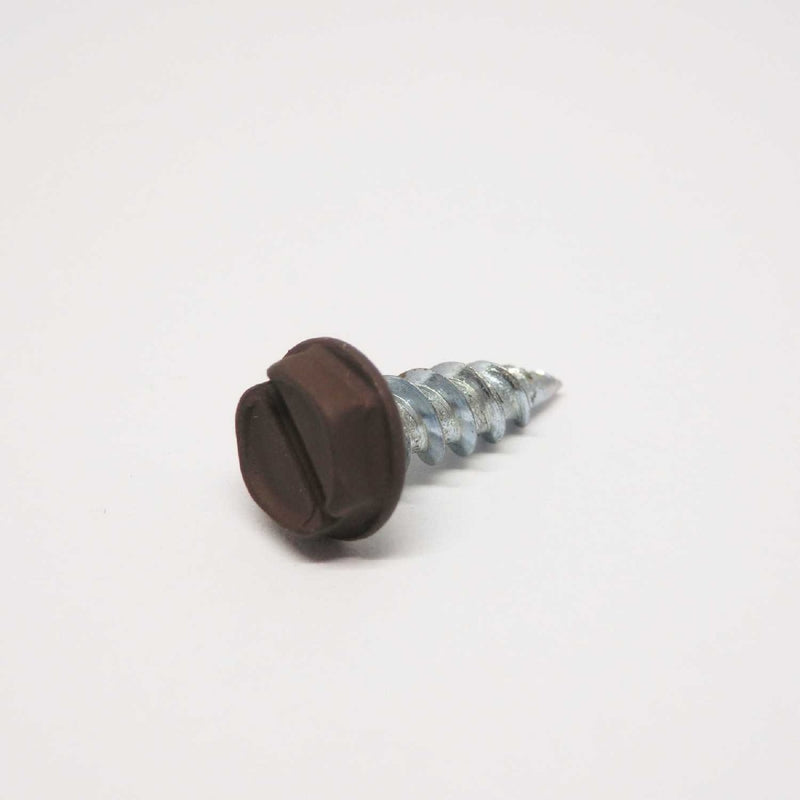 Grip-Rite 5035836 No. 8 x 0.5 in. Slotted Hex Head Gutter Screws - Pack of 100