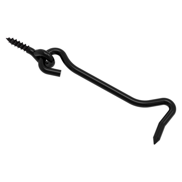 National Hardware N166-005 Hook & Eye, 4", Black