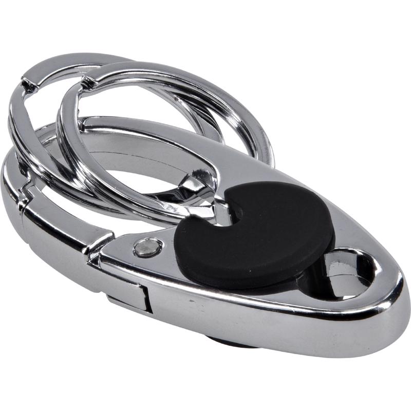 Hillman 713189 Key Clip Metal Silver Split Silver