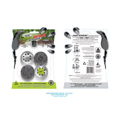 Slipstick GorillaOutdoor Berber Furniture Feet Pads with Clear Sleeve Sock (4 Pack) Outdoor Furniture Sliders for Round & Square Legs, Large CB5006