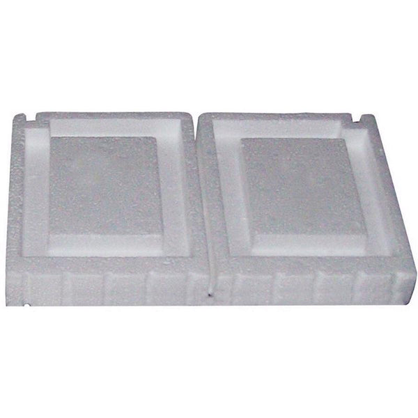 Thermwell Products 5053328 5.5 x 7.75 in. Frost King White Polystyrene Foundation Vent VP57