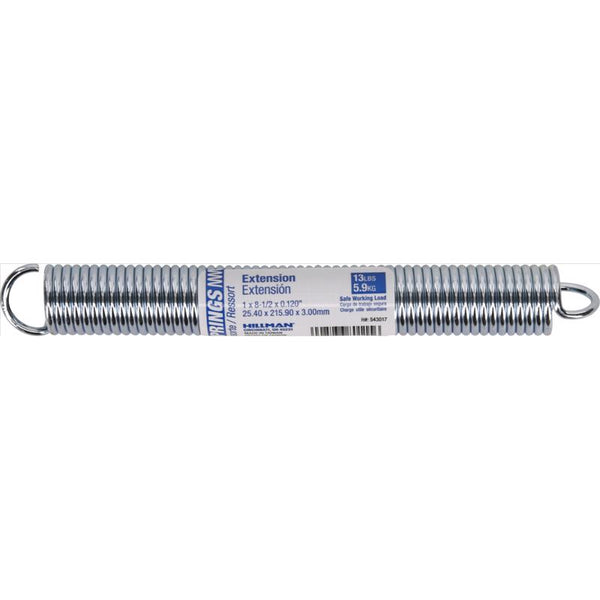 2-Pack - Hillman 8.1-in Zinc Gate Extension Spring 543017