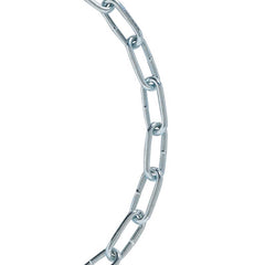 Koch A10922 2/0 by 20-Feet Coil Straight Chain, Zinc Plated
