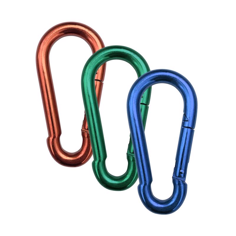 Koch Industries 5058196 4.75 in. 350 lbs Zinc Plated Cast Aluminum Spring Snap Assorted - Pack of 10