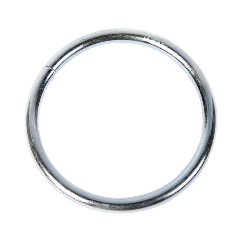 Koch Industries 5058226 300 lbs Zinc Plated Steel Welded Ring Silver - Pack of 10