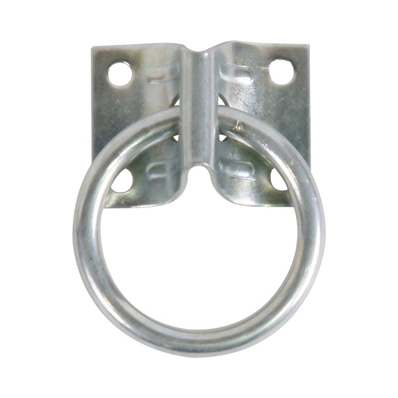 Koch Industries 5058373 2 in. Large Zinc Plated Steel Hitching Ring Silver