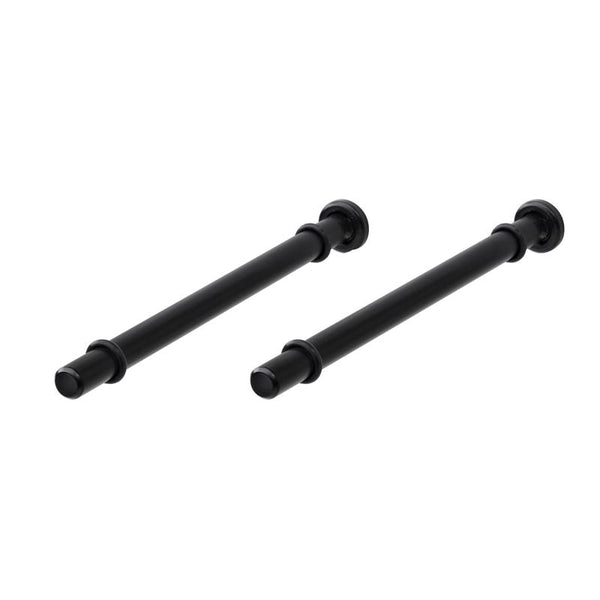 Dolle 5059041 0.9 x 0.5 x 7.9 in. Black Steel Shelf Bracket - Pack of 8 13510