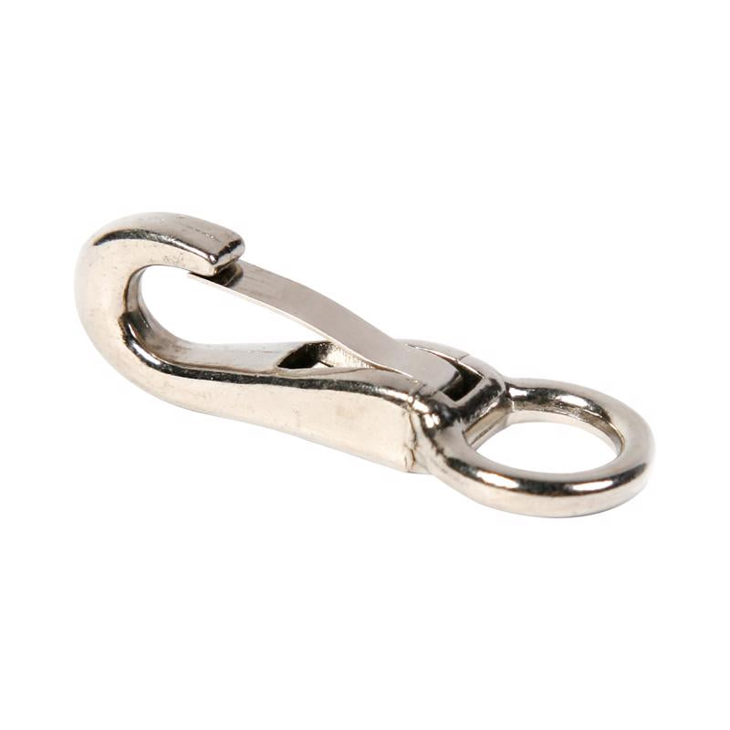 Koch Industries 5059289 1.81 in. Nickel-Plated Die Cast Spring Snap Silver - 30 lbs - Pack of 10