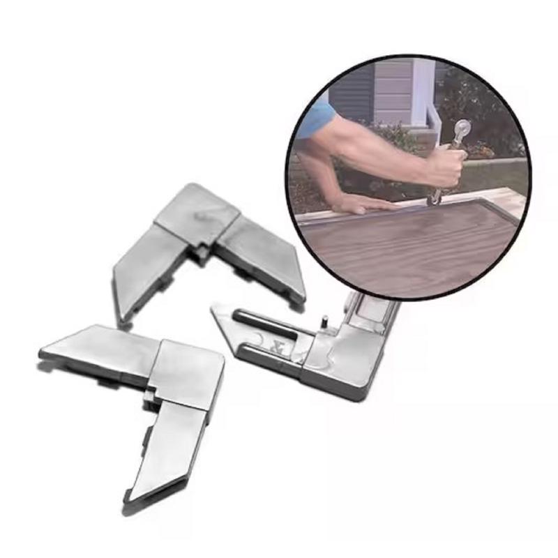 PL14272 0.37 in. Screen Frame Corner Plastic - Gray
