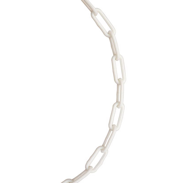 Koch 797636 No.6 by 125-Feet Plastic Chain, White