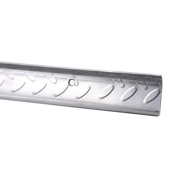 Knape & Vogt John Sterling Heavyweight Diamond Plate Hang Track, 40-Inch, Platinum 0221-40PM