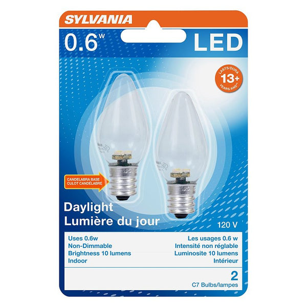 Sylvania Bulb Led C7 Nlgt Clr Daylt .6w 78563