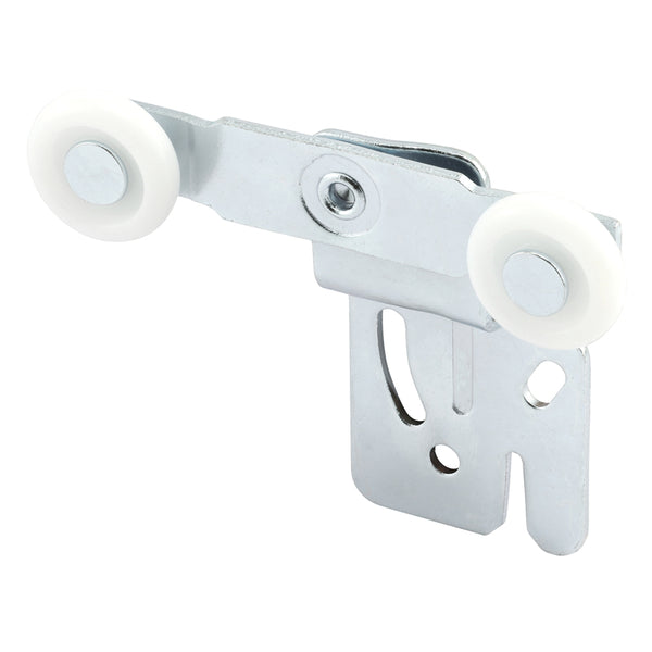 Prime-Line N 6503 7/8 In. Tandem Wardrobe Door Roller Assembly, Rear (2 Pack)