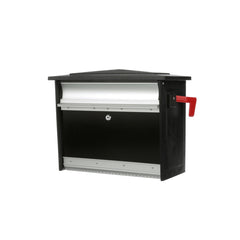 Gibraltar Mailboxes Mailsafe Medium Capacity Aluminum Black, Wall-Mount Mailbox, MSK00000 MSK00BAM