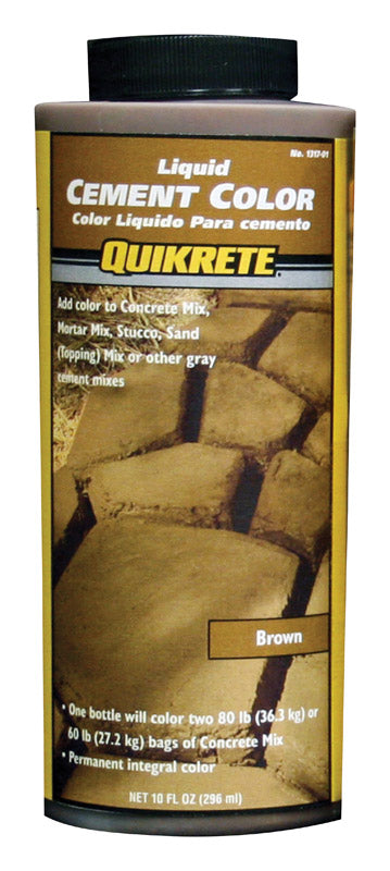 Quikrete 1317-01 Liquid Cement Color, 10oz, Brown