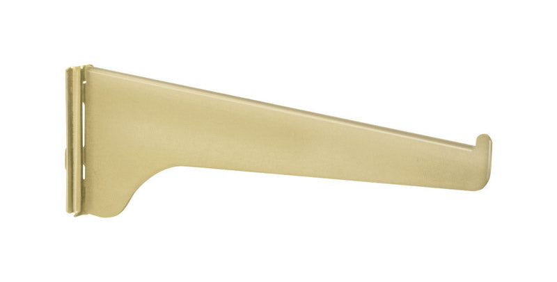 Knape & Vogt 180BR 10" 10" Brass Shelf Brackets