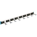 Crawford Zinc-Plated Black/Silver Plastic Tool Organizer 10 lb. capacity 1 pk 36360