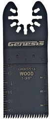 Genesis GAMT514 Universal 1 3/8" Precision Oscillating Multi-Tool Quick-Release Flush Cut Blade
