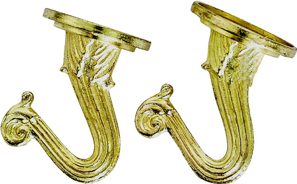 Mintcraft GB0413L Gb041 Ceiling Hooks Brass 2pk