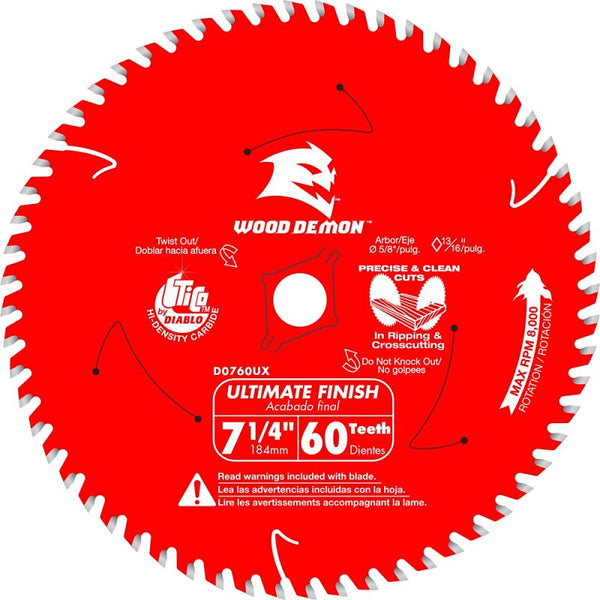 Diablo D0760UXA Circular Saw Blade