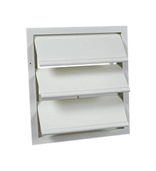 Air Vent Shutter Gable Auto White 54703