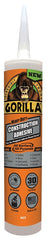 Gorilla Heavy Duty Construction Adhesive, 9 Ounce Cartridge, White, (Pack of 1) 8010003