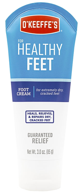 O'Keeffe's Healthy Feet Cream, For Extremely Dry Feet, 3 oz Travel Tube K0280001