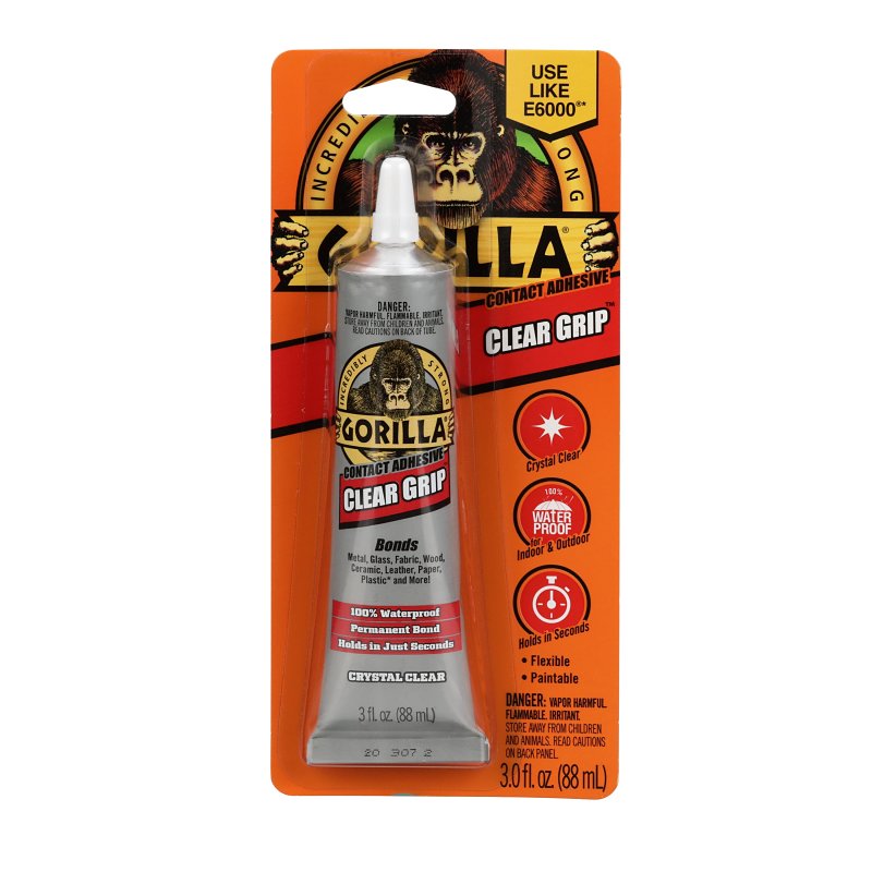 Gorilla Glue Grip 3oz - Clear Clear