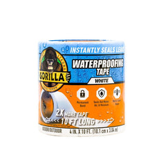 Gorilla Waterproof Patch & Seal Tape 4" x 10' White, (Pack of 1) 101895