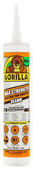 Gorilla Max Strength Clear Construction Adhesive, 9 Ounce Cartridge, Clear, (Pack of 1) 8212302