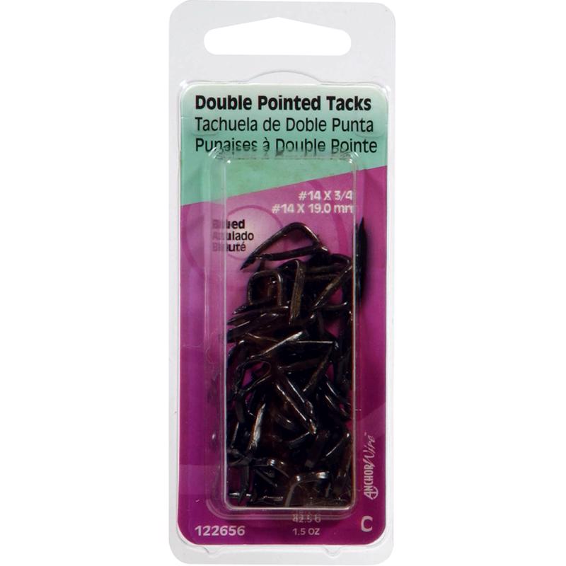 The Hillman Group 122656 Double Point Blued Tack Number 14, 5/8-Inch