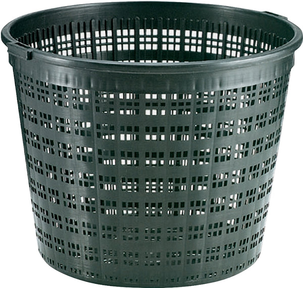 Little Giant UPB-R9-PW Round Aquatic Plant Basket for Ponds, 9.3 inches in Diameter x 5.20 inches high, Black, 566553