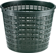 Little Giant UPB-R9-PW Round Aquatic Plant Basket for Ponds, 9.3 inches in Diameter x 5.20 inches high, Black, 566553