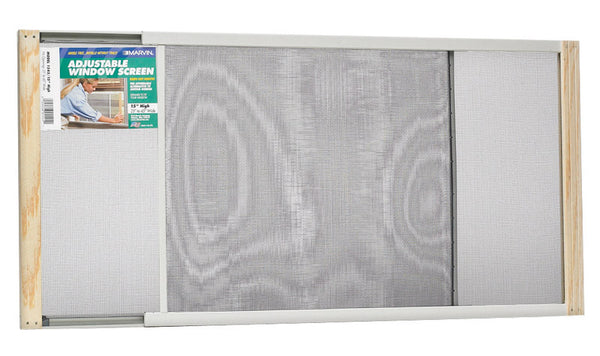 WB Marvin Frost King AWS1545 Adjustable Window Screen, 25-45in Wide, 15in high x Fits 25-45 W