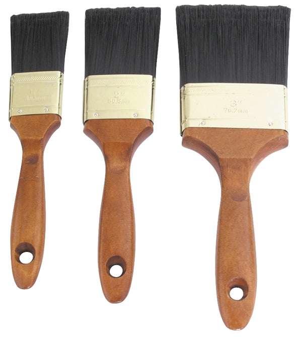 Mintcraft A 22500 Wood Handle Paint Brush St 3pc
