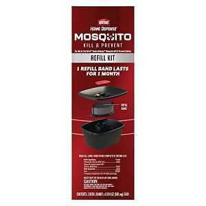 Ortho Home Defense Mosquito Kill and Prevent Refill Kit - Controls Mosquitoes and Larvae, Easy-to-Use, Mosquito Killer Protects up to 4,300 sq. ft., 2 Refill Bands