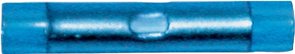 Calterm 65507 Anti-Vibration Butt SpliceTerminals 16-14 Gauge Wire (AWG), Wire Terminal, 10 Pk., Blue