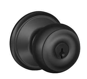 SCHLAGE Entry KNOB GEORGN MTBLK