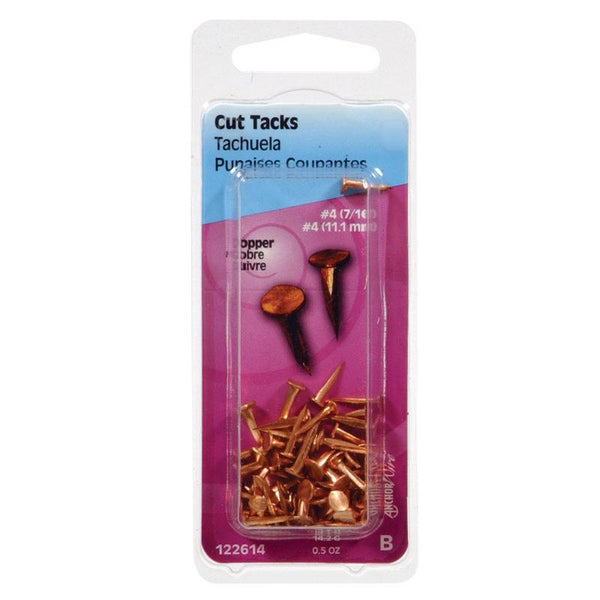 The Hillman Group 122616 Copper Cut Tack Number 10, 0.50-Ounce